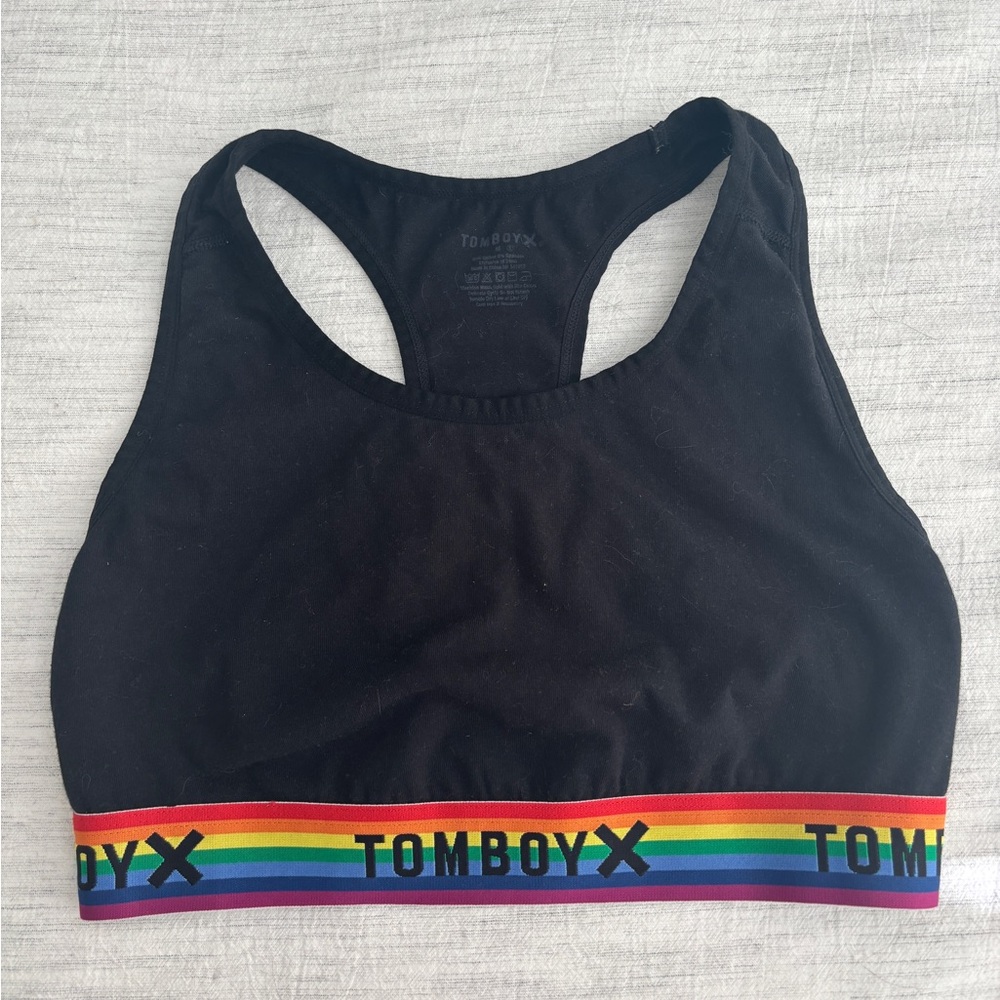 TomboyX Rainbow Sports Bra